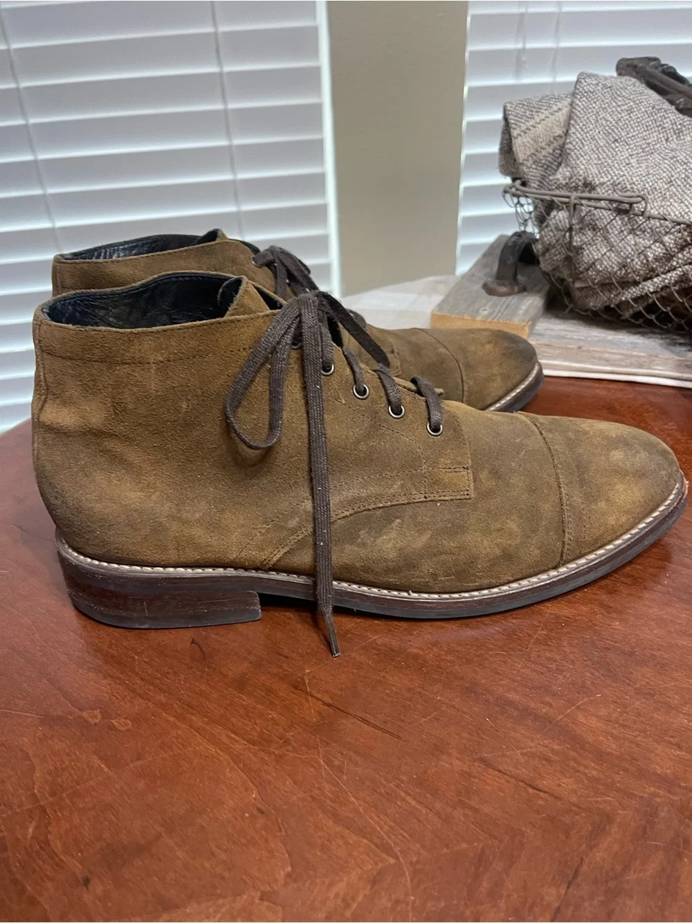 Thursday Boot Co Cadet Cap Toe Lace Up Boots Moccad